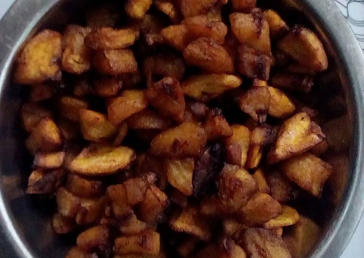 Recipe of Super Quick Homemade Onion Flavoured Diced Plantain (dodo)