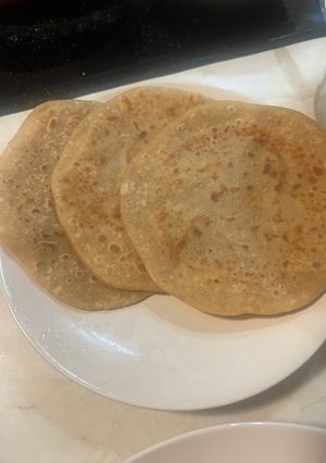 A picture of Coconut puran Poli.