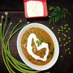 A picture of Veg curd curry.