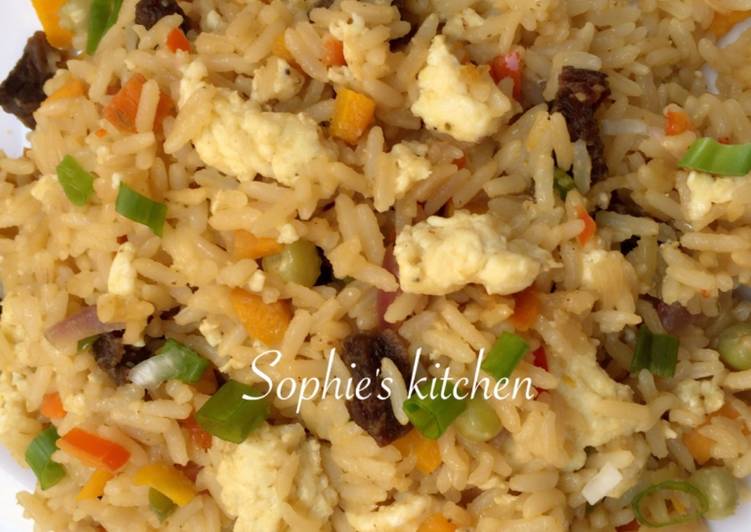 Step-by-Step Guide to Make Homemade Chinese fried rice