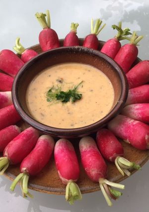 Une photo de Radis sauce moutarde de Bourgogne