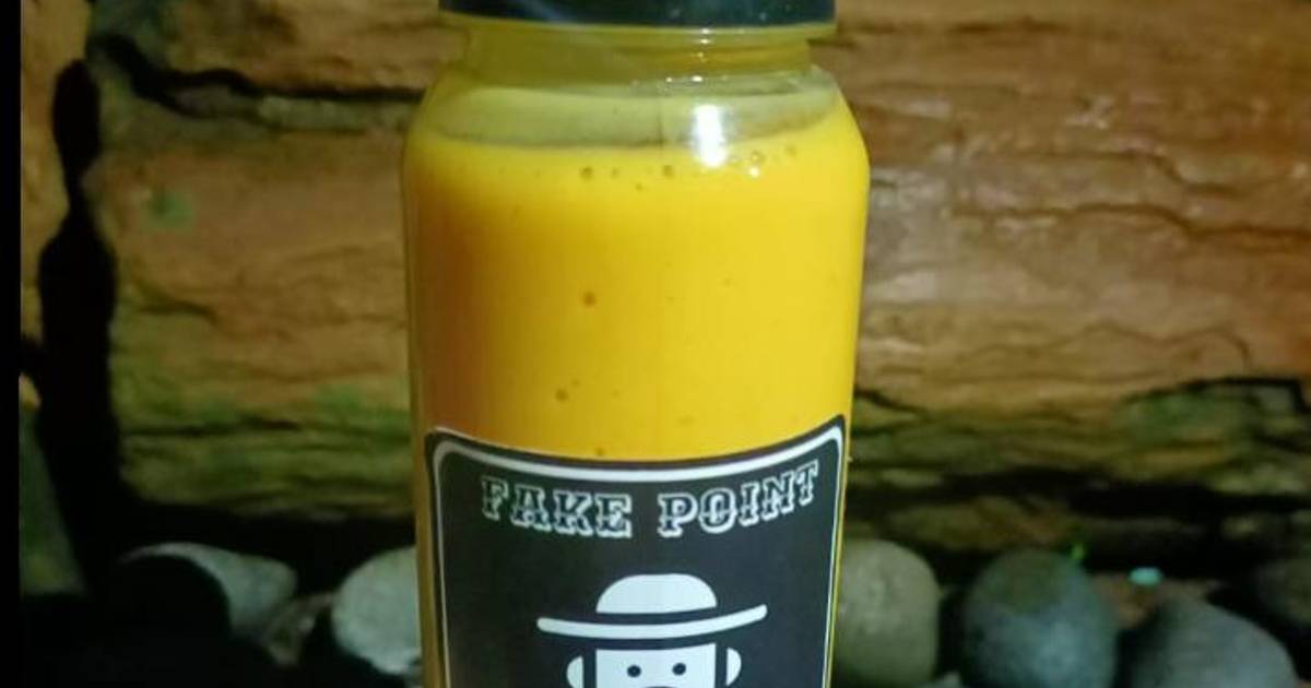 Resep Manggo milk jelly drink oleh Hijrah Kamilah Cookpad