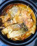 Cá Trắm kho quả chay