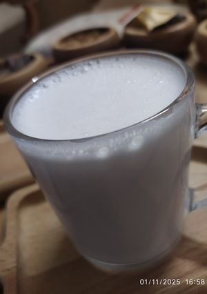 عکسی از دستور شیر بادام