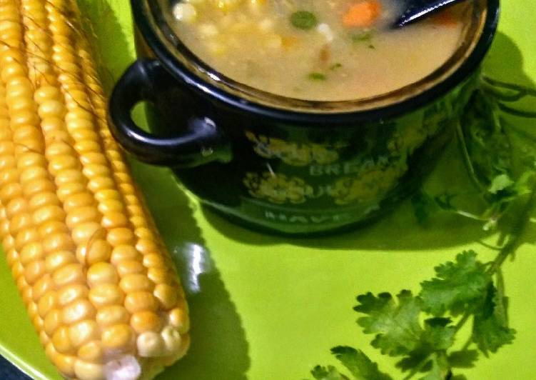 Award-winning Sweet corn soup