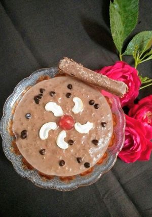 A picture of #Chocolate kheer.