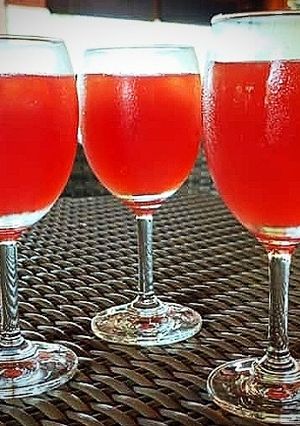 A picture of Plum Sharbat.
