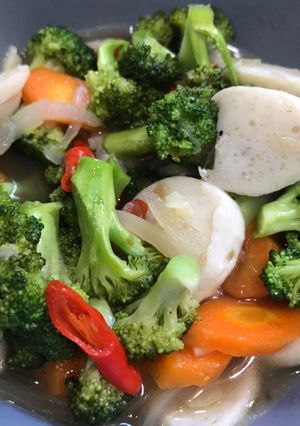 Foto resep Brokoli Baso Saus Tiram