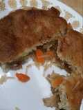 Hotteok 호떡 filled with Chinese noodles and vegetables- relleno de fideos y vegetales