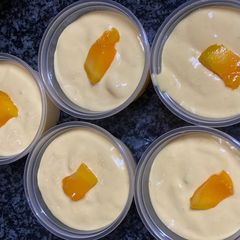 Mango ice cream A picture of Mango ice cream.
