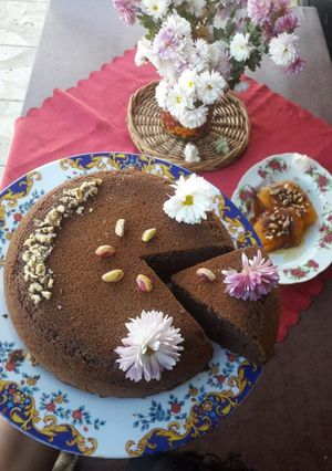 عکسی از دستور کیک قابلمه ای🍰