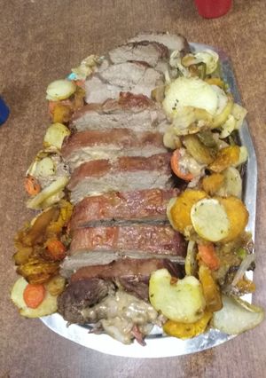 Una foto de Bife de chorizo relleno