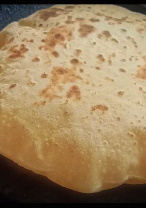 A picture of Soft Chapati with new method.