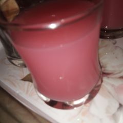 A picture of Pomegranate and litchi juice.