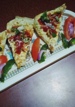 A picture of Bread pizza.