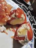 Tomates rellenos con huevo