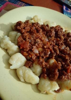 Una foto de Ñoquis de papas