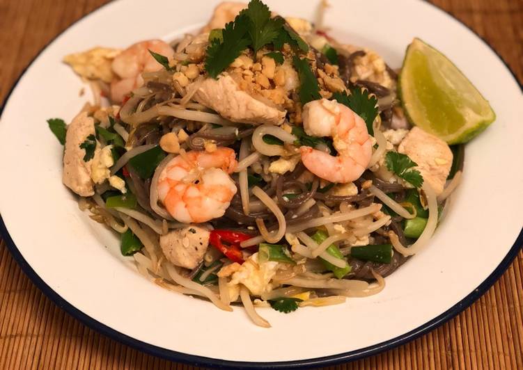 Simple Way to Prepare Homemade On the fly soba pad thai 🇹🇭