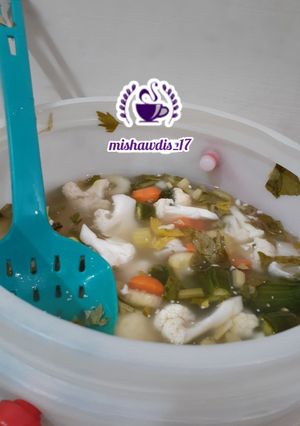 عکسی از دستور 😻شور به روش مامان🥕