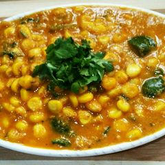 A picture of Corn capsicum masala.