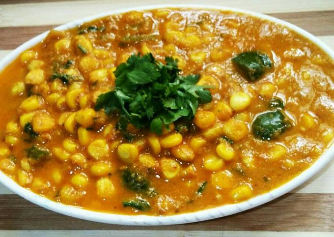 Corn capsicum masala