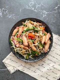Foto resep Tumis Cumi Asin Cabe Ijo Toge