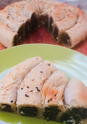 Una foto de Spanakopita