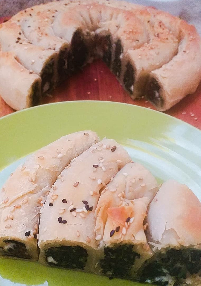 Una foto de Spanakopita