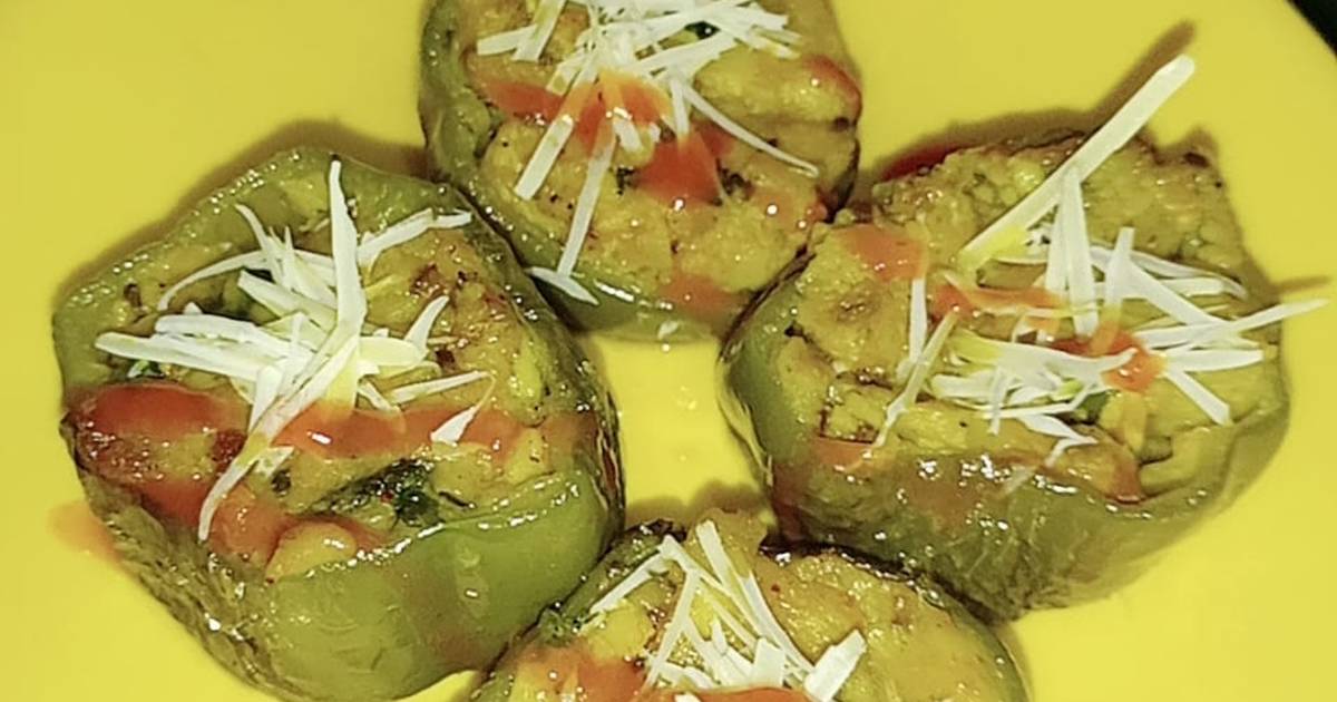 Stuffed capsicum Recipe by Sarthak Jain Cookpad