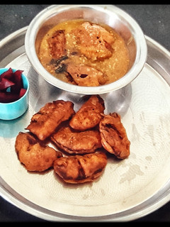 பீட்ரூட் பஜ்ஜி வித் சாம்பார் செய்முறை முக்கிய புகைப்படம்