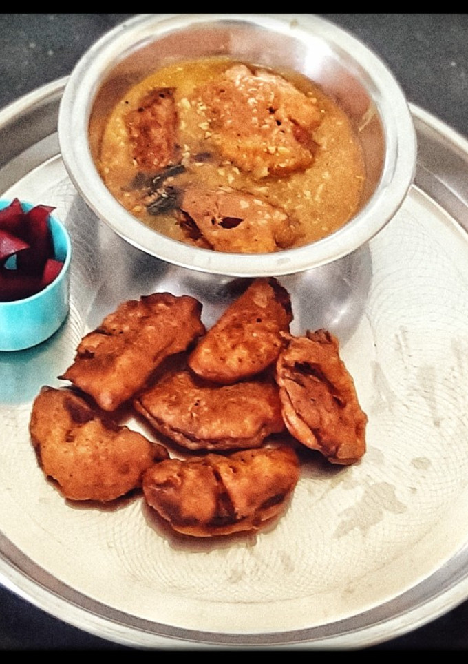 பீட்ரூட் பஜ்ஜி வித் சாம்பார் செய்முறை முக்கிய புகைப்படம்