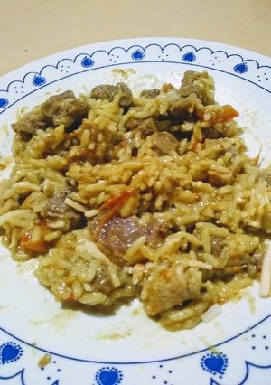 Una foto de Guiso simple de arroz