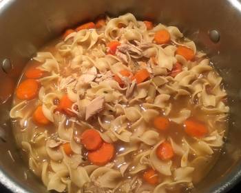 How To Making Recipe Chicken Noodle Soup from leftover roast chicken Practical Delicious