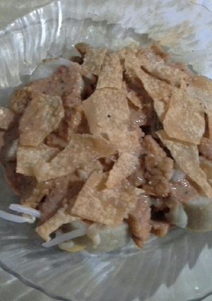 Foto resep Lontong Sayur Bumbu Pecel