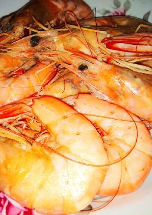 รูปของ กุ้งทะเลอบเหล้าจีน