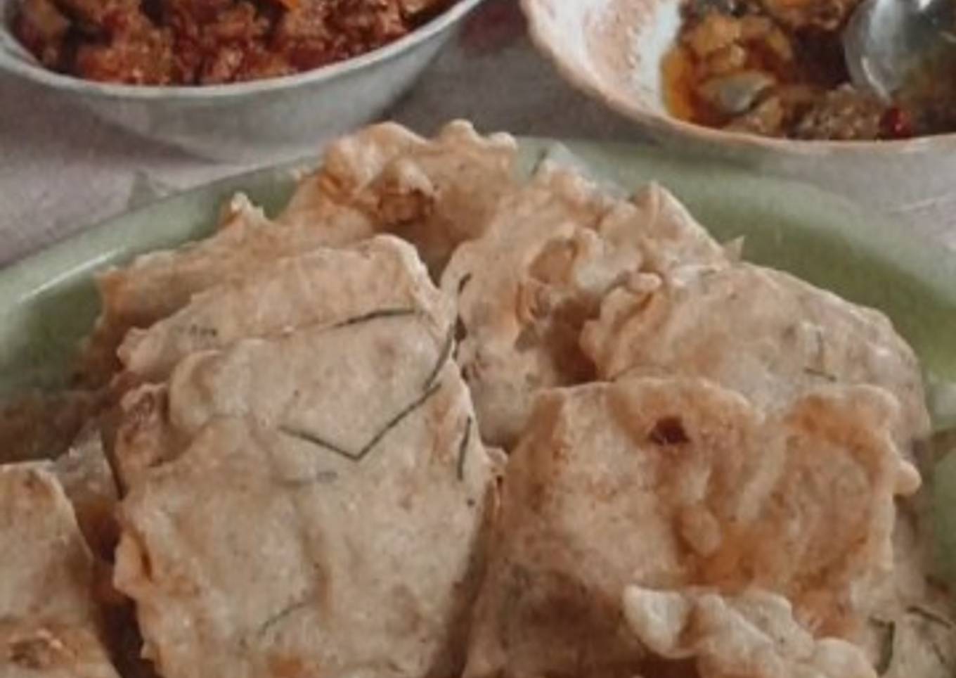 Tempe daun goreng tepung