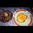 Carancaman limau kuit + telor ceplok