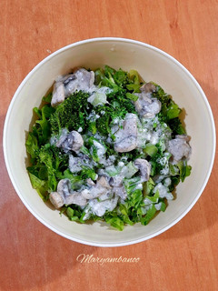 عکسی از دستور سالاد سبزیجات سبز🥦🥬