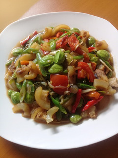 Foto resep Tumis kikil pete