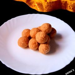 Oats Peanut Butter Laddu A picture of Oats Peanut Butter Laddu.