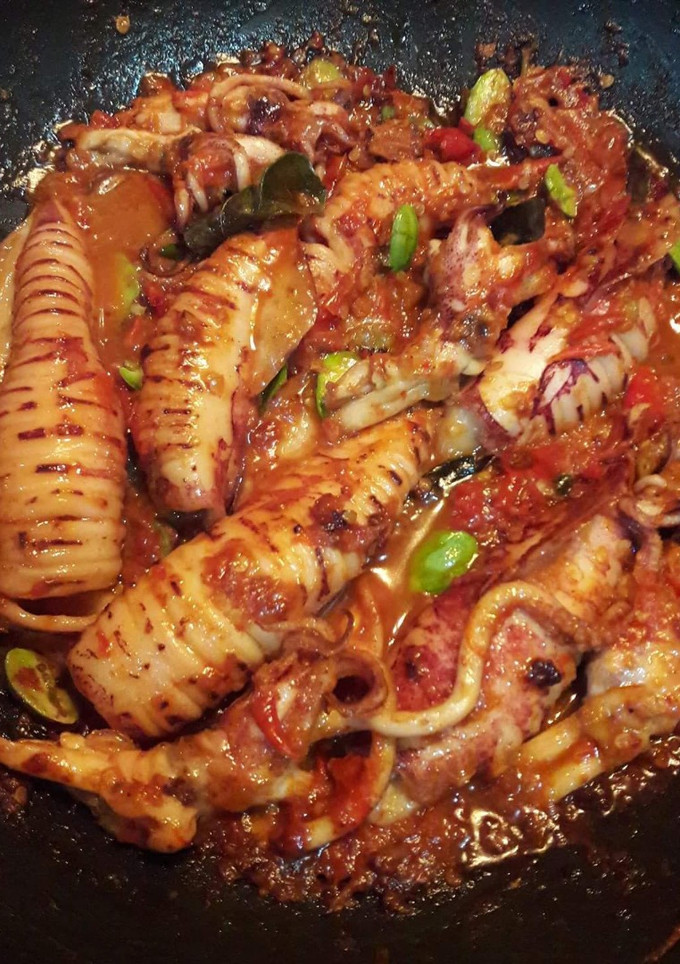 Foto resep Cumi pedes gahar