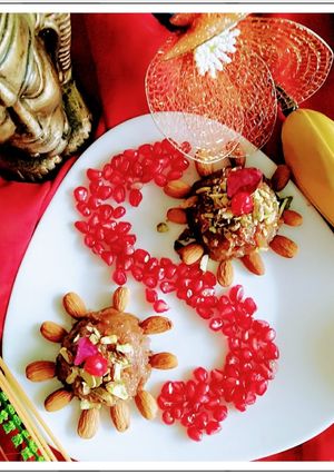 A picture of Chickoo halwa.