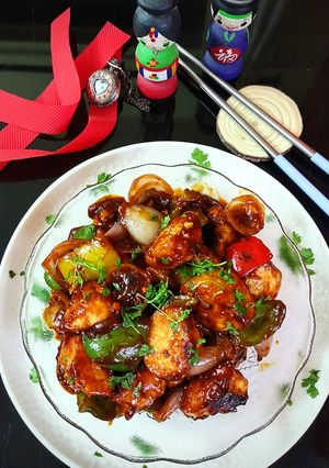 A picture of Chilli Paneer.