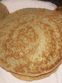 A picture of Millet pancakes.