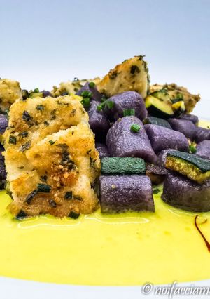 Foto di Chicche di Patate Gluten Free con Ricciola e Zafferano
