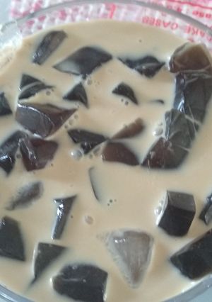 Foto resep Es Mocca cincau kw Nutrijel #keto