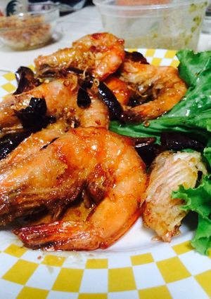 รูปของ กุ้งทอดซอสมะขาม
