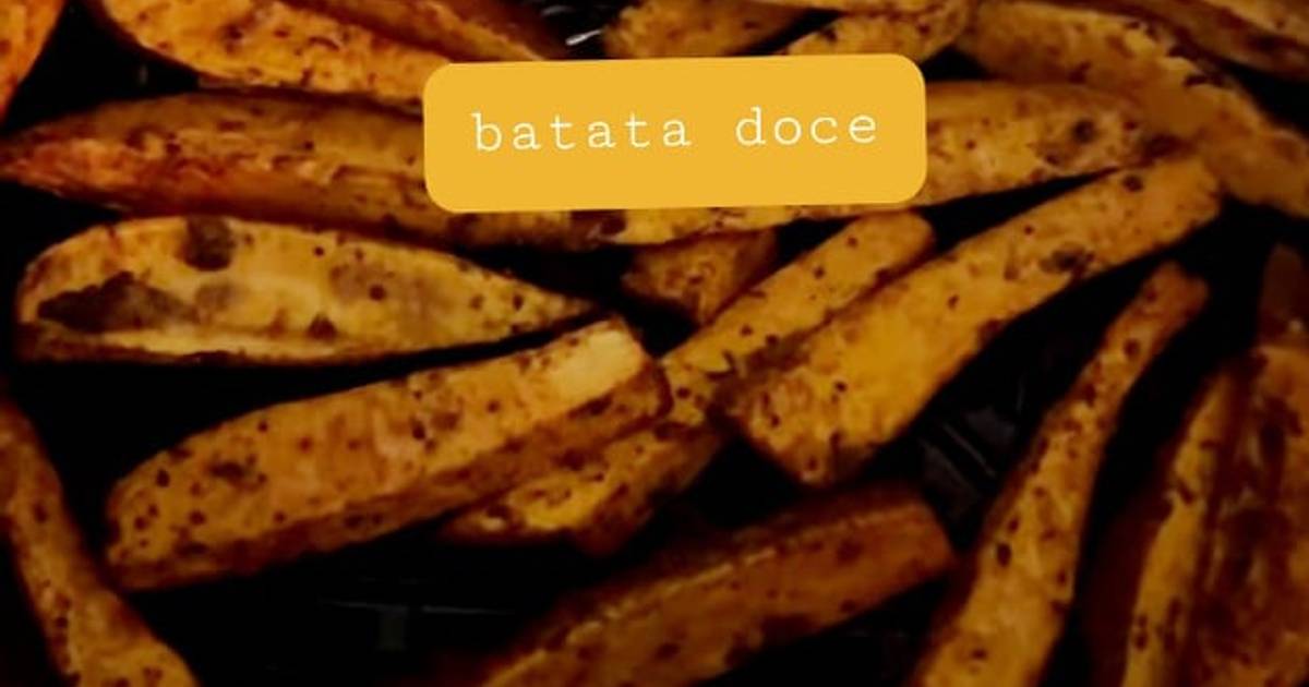 Batata Doce frita na airfryer Receita por Silvia - Cookpad