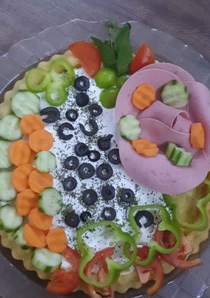 صورة لوصفة تارت اسفنجي مالح