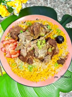 صورة لوصفة رز كابلي اللحم 🍲